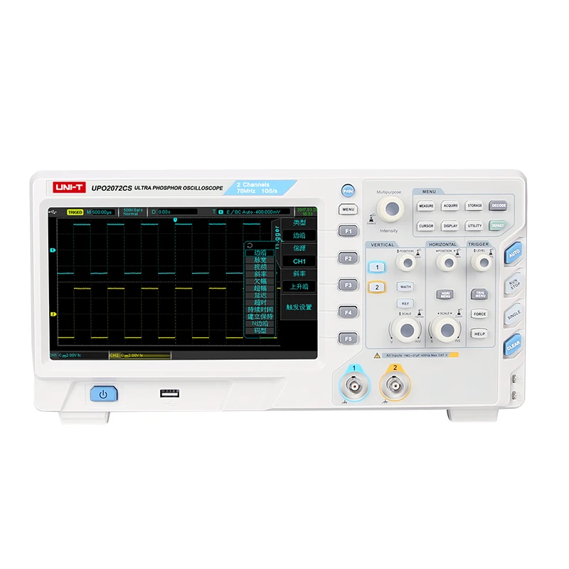 UNI-T UPO2072CS 2 Channels Simultaneously Open Storage Oscilloscope Portable Tablet Oscilloscope