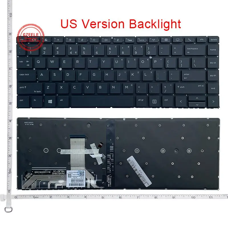 

US/RU English Laptop keyboard For HP Elitebook 1040 G4 x360 1040 G5 Backlit