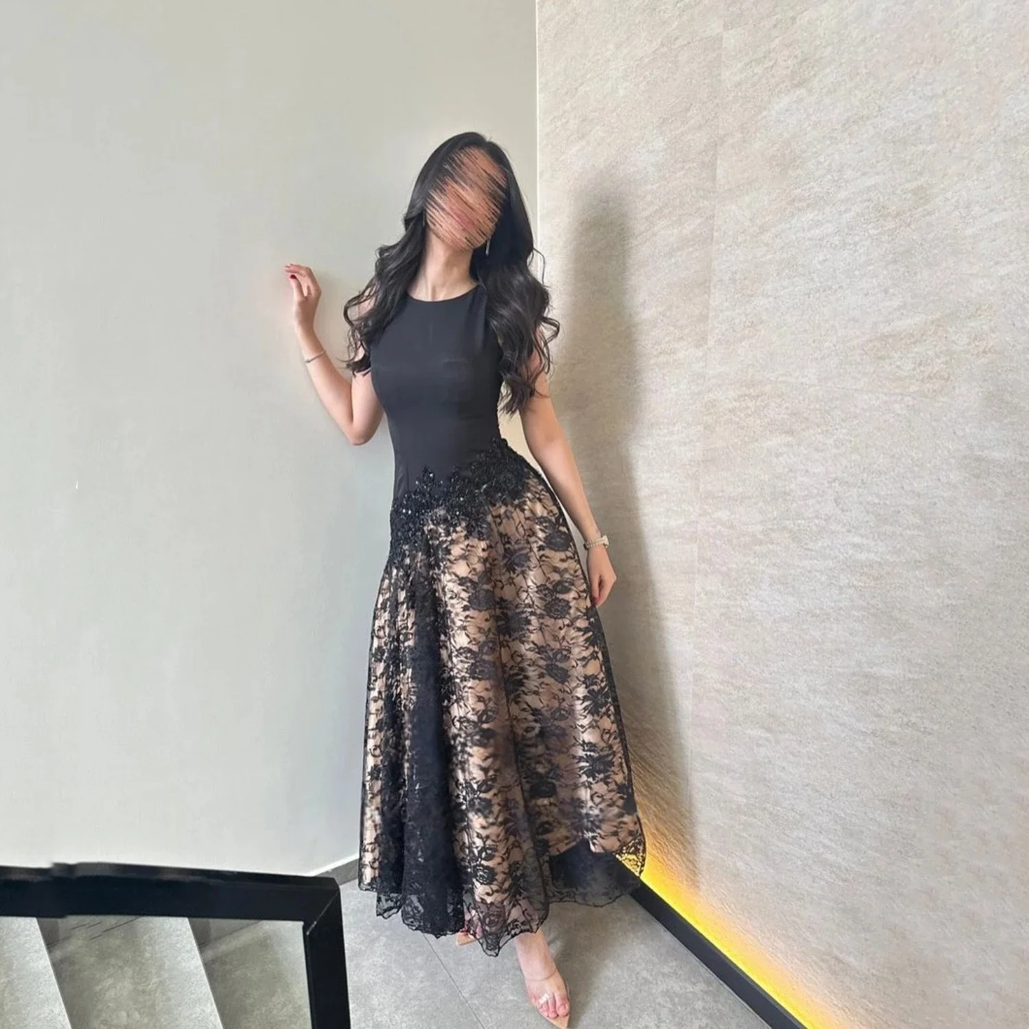 

Черное кружево, длинное платье на заказ, вечерние платья Pastrol, унисекс, Джерси, ретро, Дубай, Саудовская Аравия, Израиль, выпускной, по индивидуальному заказу