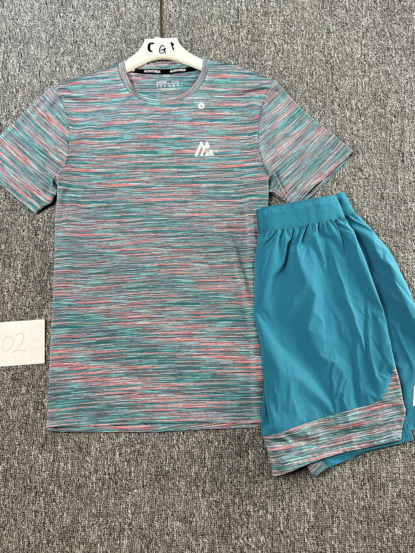 MTX Trail 2102 Men's Sportswear Short Sleeve T-Shirt And Shorts Set Casual Striped Design Comfortable Quick Dry Elastic Light...