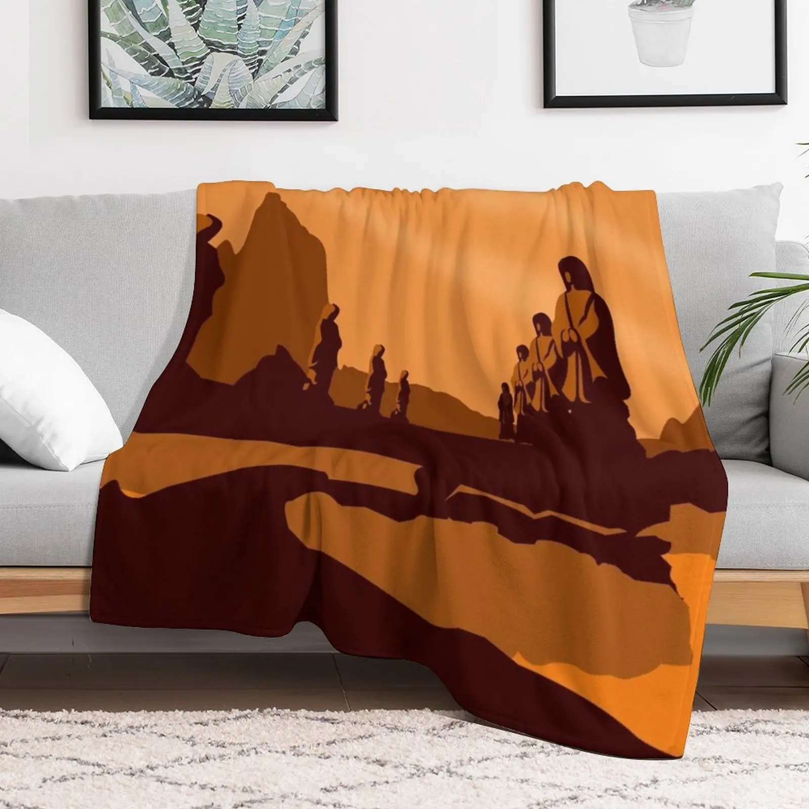 Vulcan Travel Poster Throw Blanket christmas gifts wednesday Thin Blankets