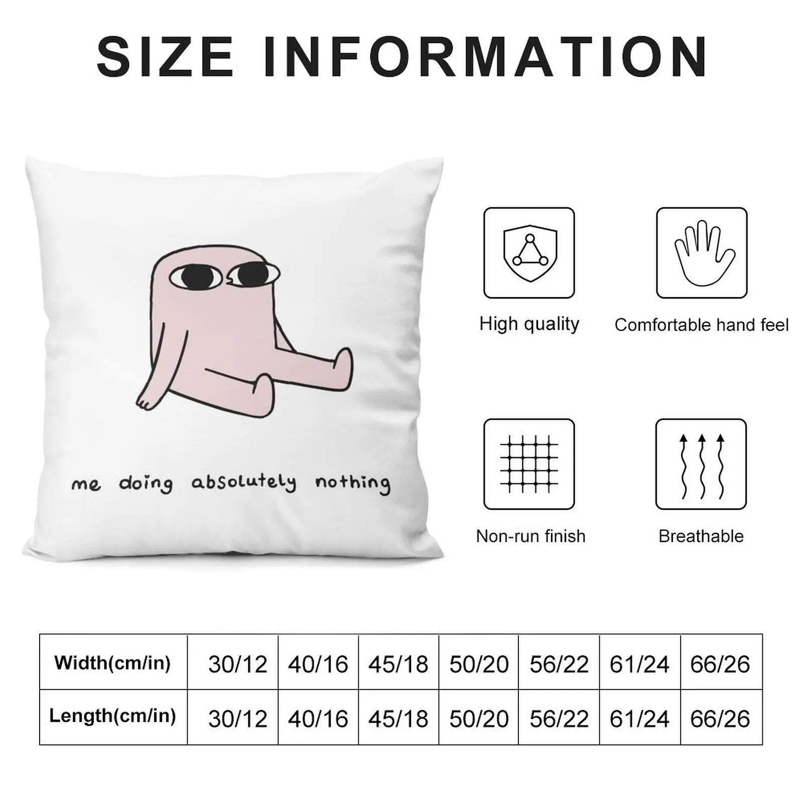 Ketnipz Doing Nothing Throw Pillow Sofa Covers For Living Room Elastic Cover For Sofa Anime pillow