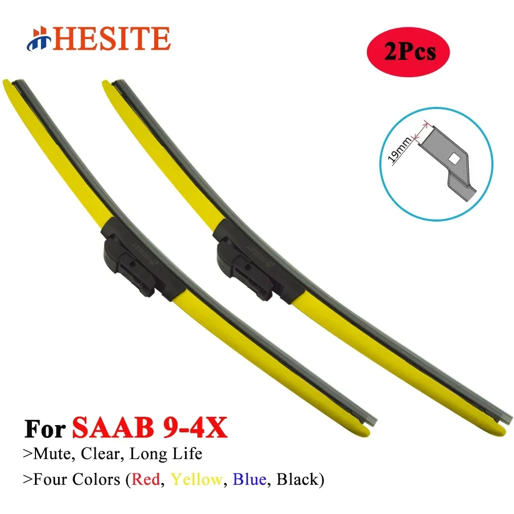 

HESITE Colorful Wiper Blades For SAAB 9-4X SUV 2011 2012 2013 2014 2015 2016 2017 2018 Car Accessories Front Window Brushes Blue