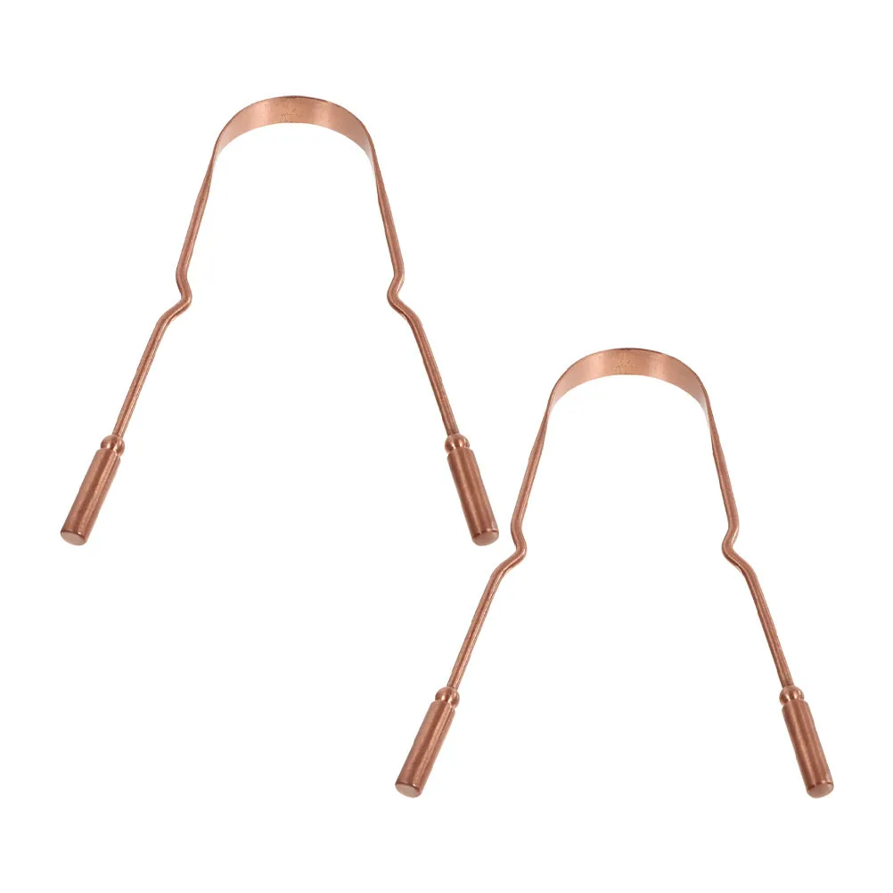 2 قطعة U شكل مكشطة الذهب مرنة جهاز نظافة الفم فعالة التنفس المعطر الأنظف السفر المنزل الفم #3