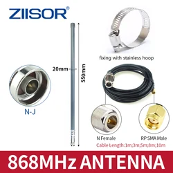 Outdoor LoRa Antenna 868 MHz for Meshtastic Helium Miner 868MHz Hotspot Antennas for Lorawan Long Range RP SMA Male with Cable