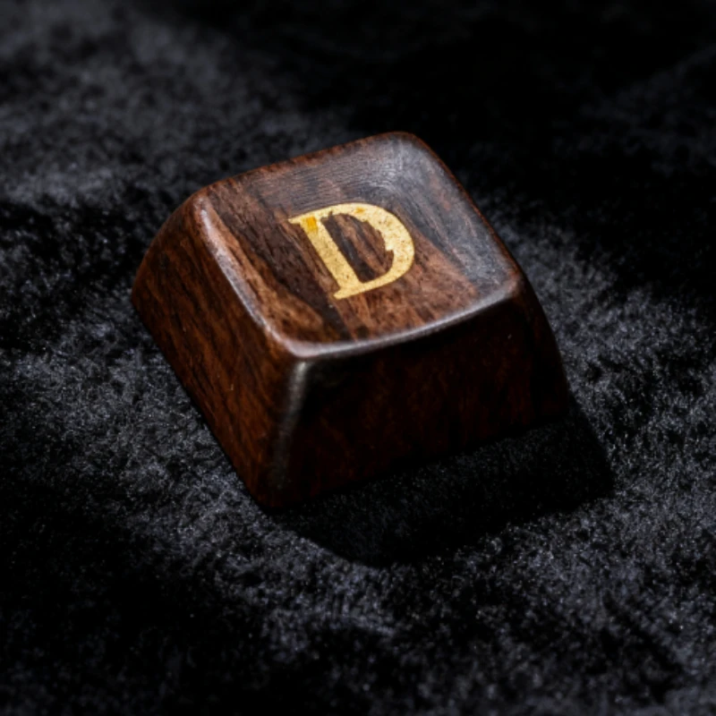 

Колпачок для клавиатуры из черного дерева, персонализированный профиль XDA ручной работы из цельного дерева для ESC/пробел/WASD/входных клавиш, премиальный колпачок для клавиш