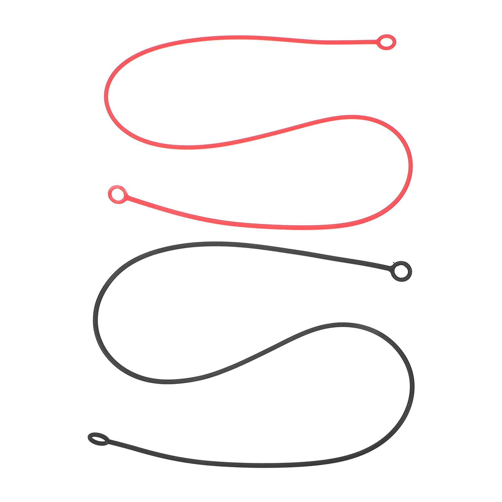 2-teiliges Silikon-Ohrstöpsel-Lanyard, Sicherheitsverbinder, Riemen, Verbindungskabel, Kopfhörer, Anti-Verlust-Halsseil, Ohrhörer-Stecker, Halter zum Aufhängen