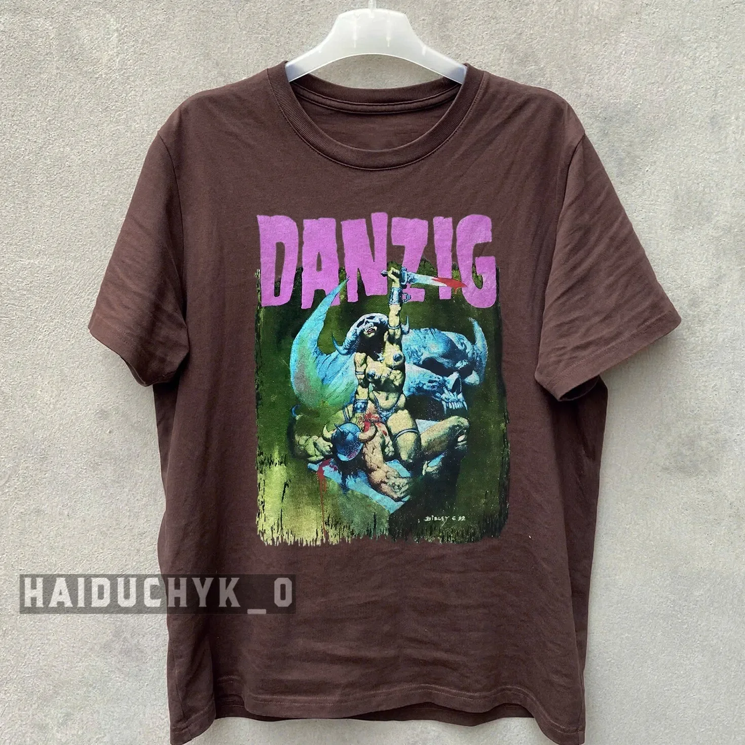 Danzig Rock Band Unisex Russet T-shirt Size S-5XL