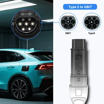 Kolanky 32A 7.2kW 22kW Type 2 轉 GBT 轉接器家用充電轉換器,適用於 GBT 中國電動車混合動力車 10 最佳銷售 22千瓦壁掛式電源 - №5