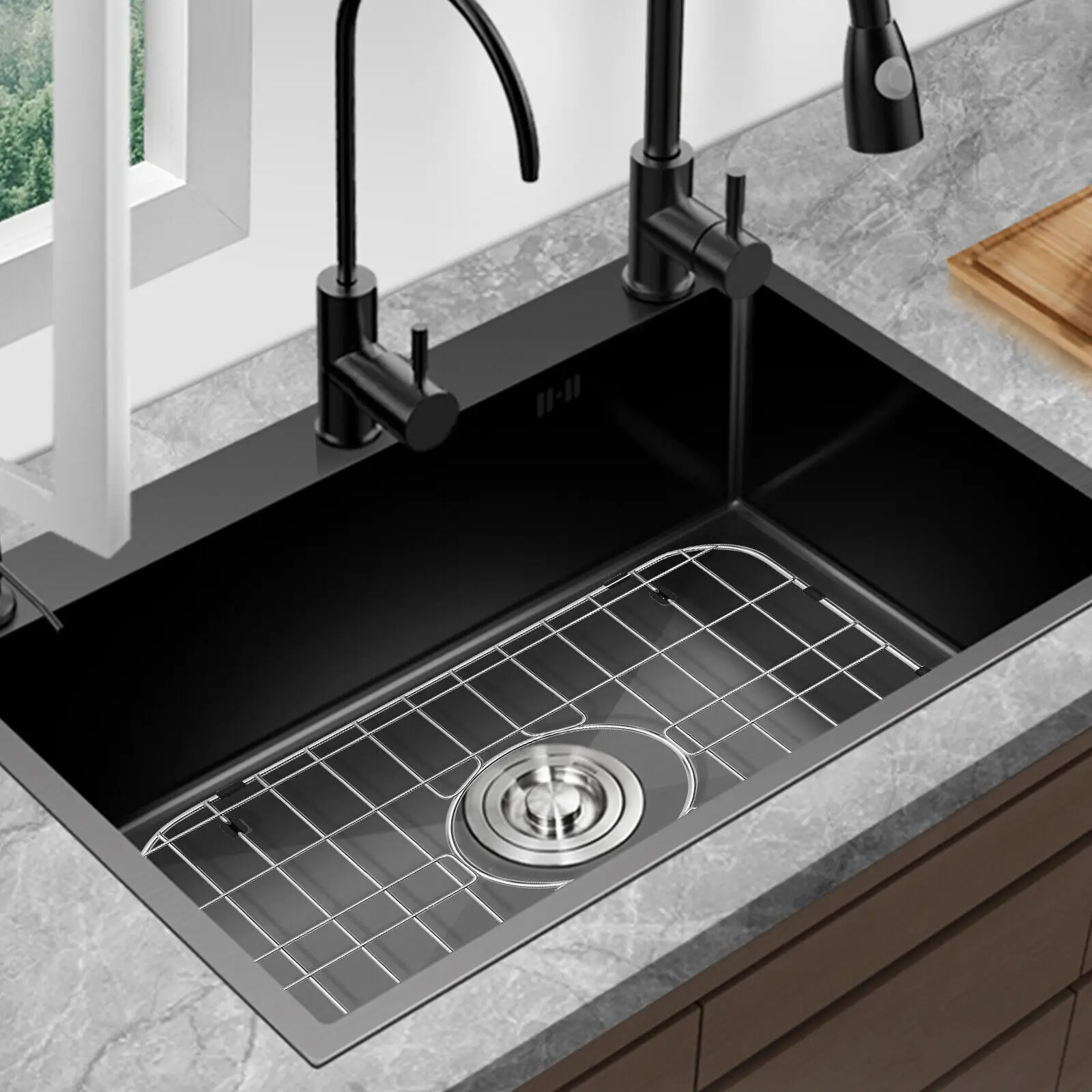 Griglia di protezione per lavello inferiore da cucina Griglia metallica Acciaio inossidabile 304 16" X 12-1/2"