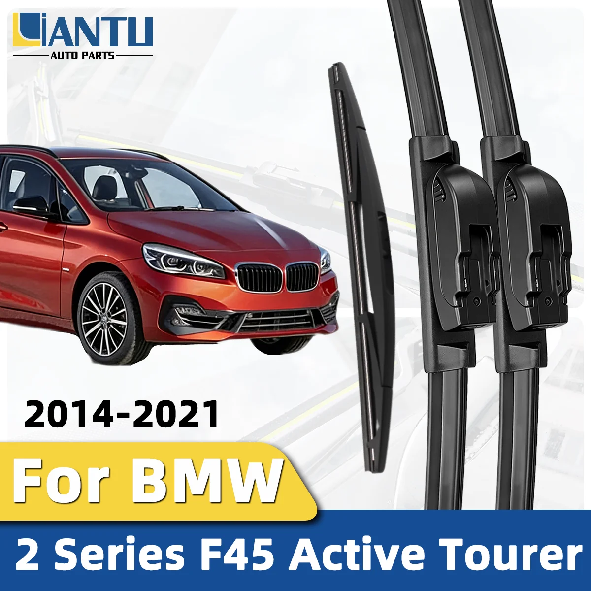 

1/3PCS Front And Rear Wiper Kit For BMW 2 Series F45 Active Tourer 2014-2021 Windshield Wiper Silent Wiper Car Accessories 2020