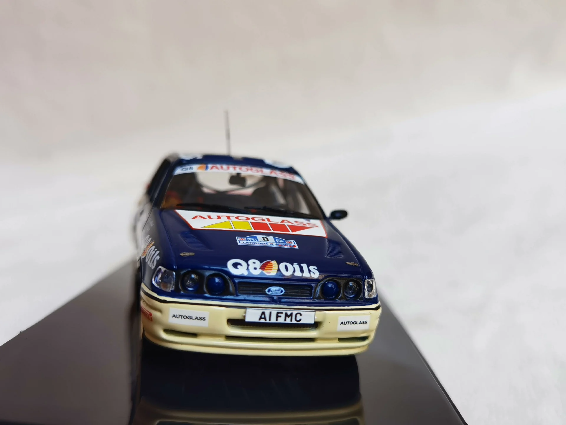 Druckguss IXO FORD SIERRA RS im Maßstab 1:43 # 8 1991 Ford Racing Legierung Automodell Sammlerspielzeug Geschenk Souvenir Display Ornament