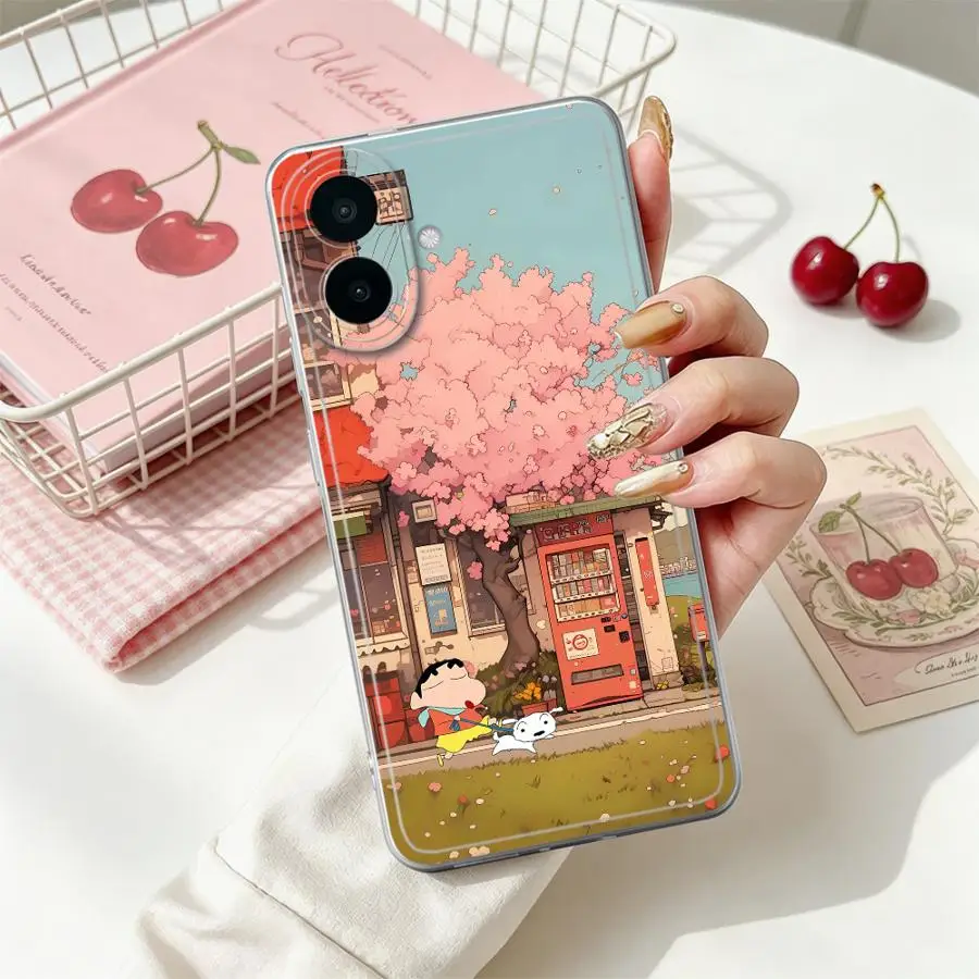 Cute Shin-Chans Shiro Case for Samsung Galaxy A36 A13 A25 A51 A52 A37 A57 A26 A24 A55 A23 A14 A16 Phone Cover A54 A15 A34 A35