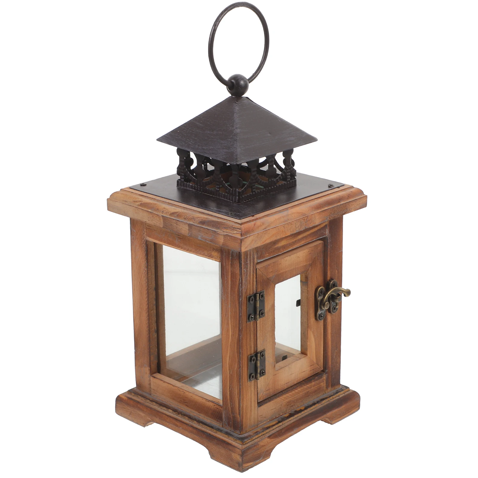 

1pc Retro Painted Decorative Lantern Home Decorative Lantern Vintage Lanterns Lanterns Desk Wedding Centerpieces