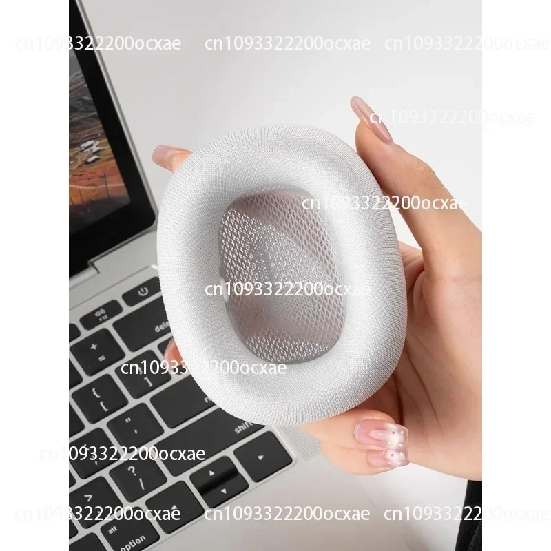 Suitable for AirPods Max Ear Cushions, Over-ear Max Headphone Sponge Fabric Ear Pads, Replacement APM Protective Covers