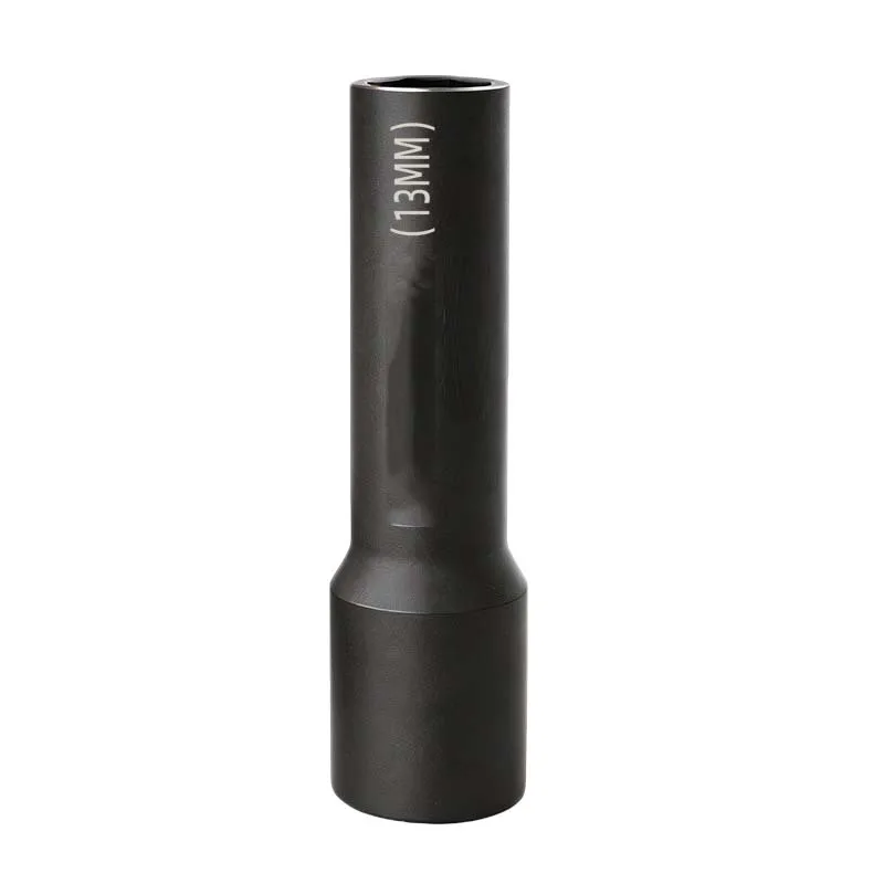 1pc 13mm Extended Magnetic Socket Wrench Shock Absorber Nut 1/2in Square Drive Adapter For Ratchet Wrenches Power-Tool Parts