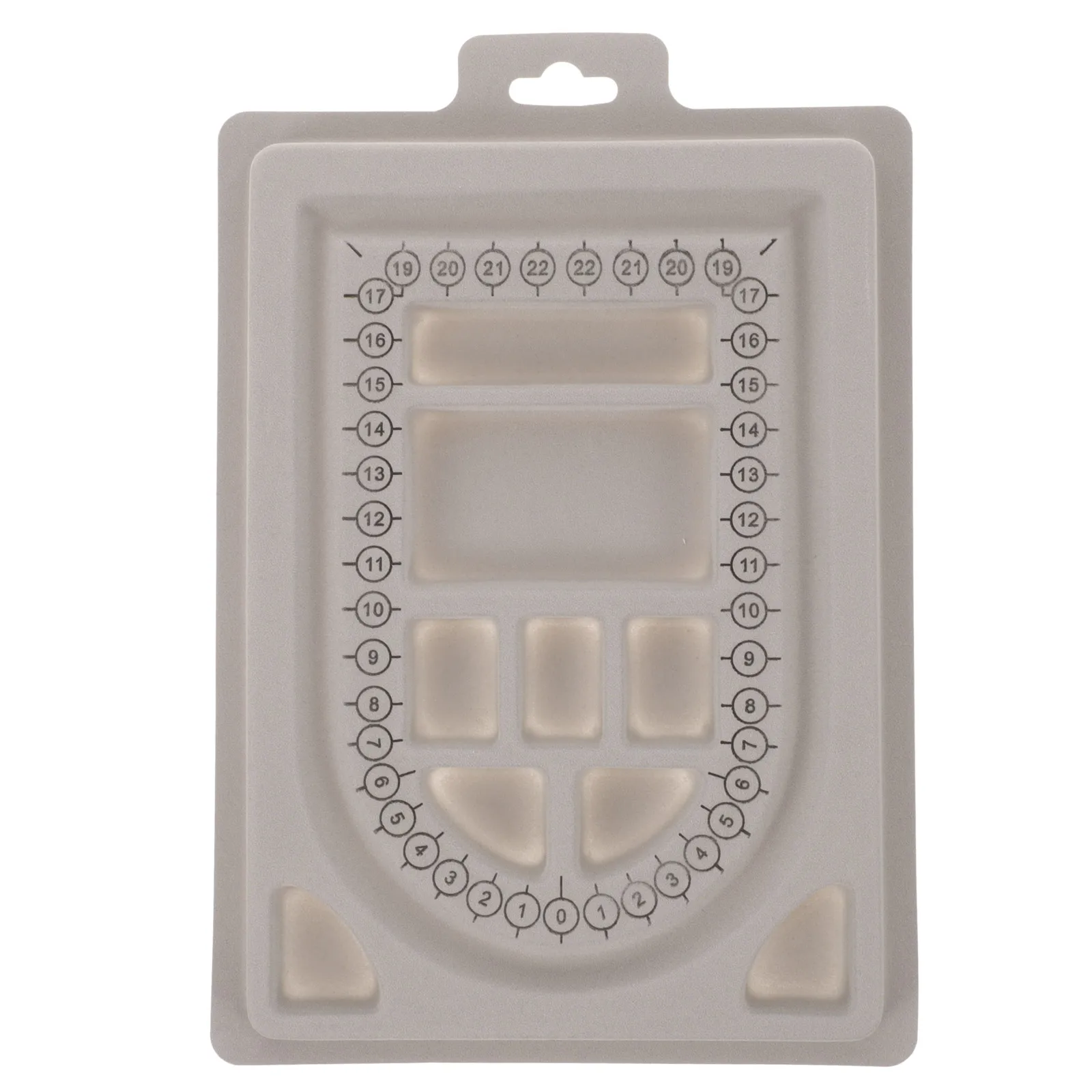 Jewelry Bead Design Board Tray Groove Flocking Surface For Necklace Bracelet Making Sorting Organizing Durable Plastic Beading