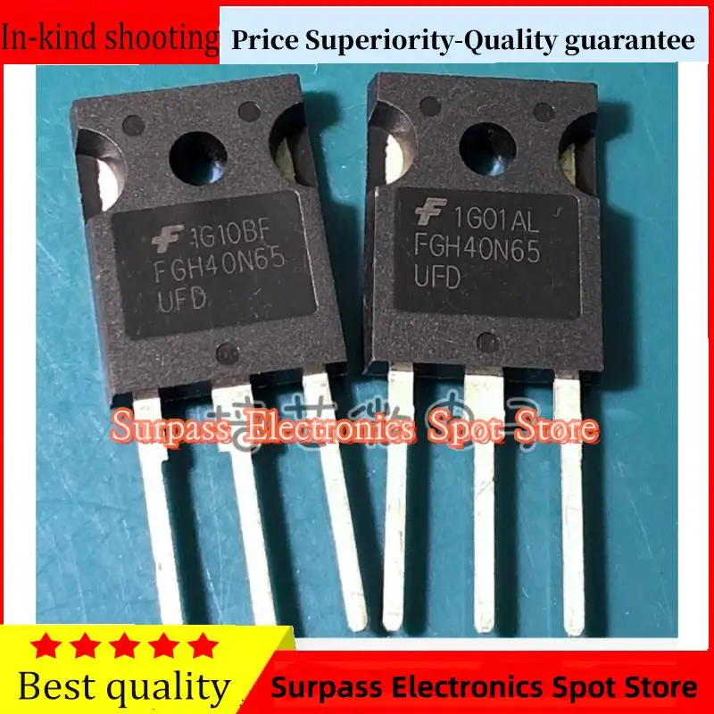 

10PCS-100PCS FGH40N65UFD IGBT TO-247 40A 650V Price Superiority-Quality guarantee