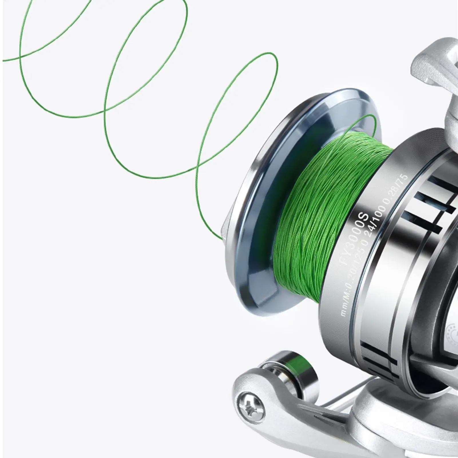 

Спиннерные катушки Ультра гладкая металлическая пресноводная спиннерная катушка для окуня, форели, сома, соленой воды, пресноводного пирса на берегу, речного потока