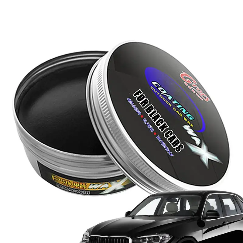 Waterproof Car Repair Wax Polish Scratch Remover Senior Black Solid Wax Care Paint Scratch Repair Car Styling Crystal Hard Wax