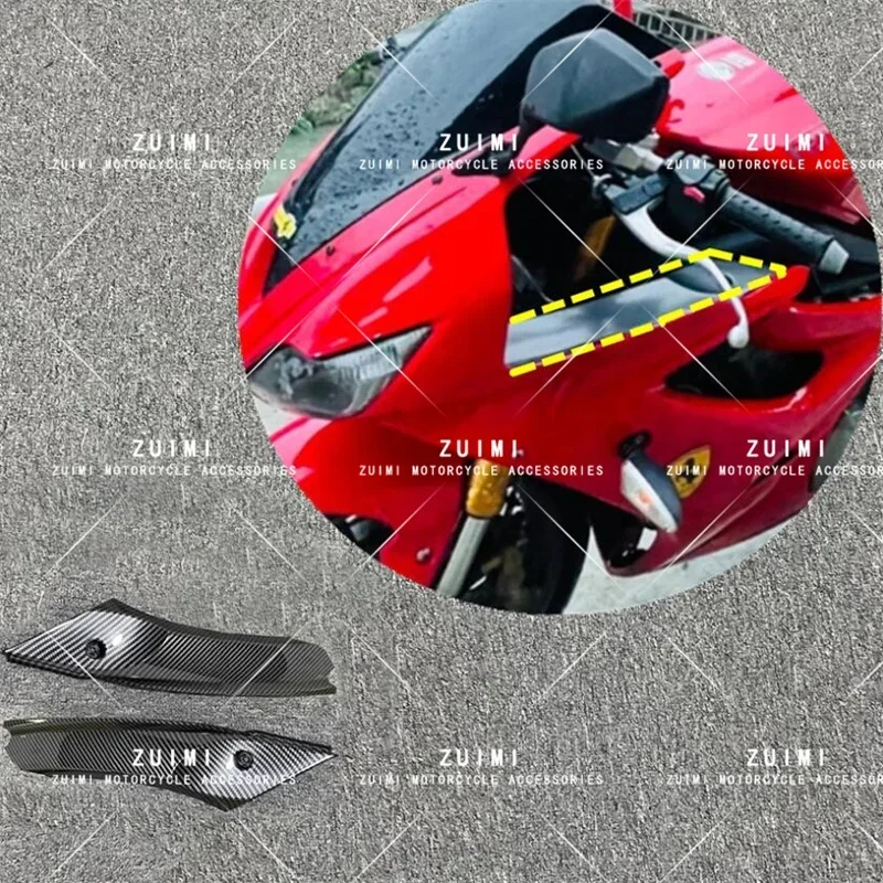 

Carbon Fiber Pattern Upper Air Dash Handle Bar Fairing for TRIUMPH Daytona 675 2006-2008