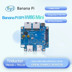 Banana Pi BPI-WIFI6 Mini Open Source Router Triductor TR6560 TR5220 wifi SOC Dual core ARM Cortex-A9 1.2G Hz Smart Routing Board