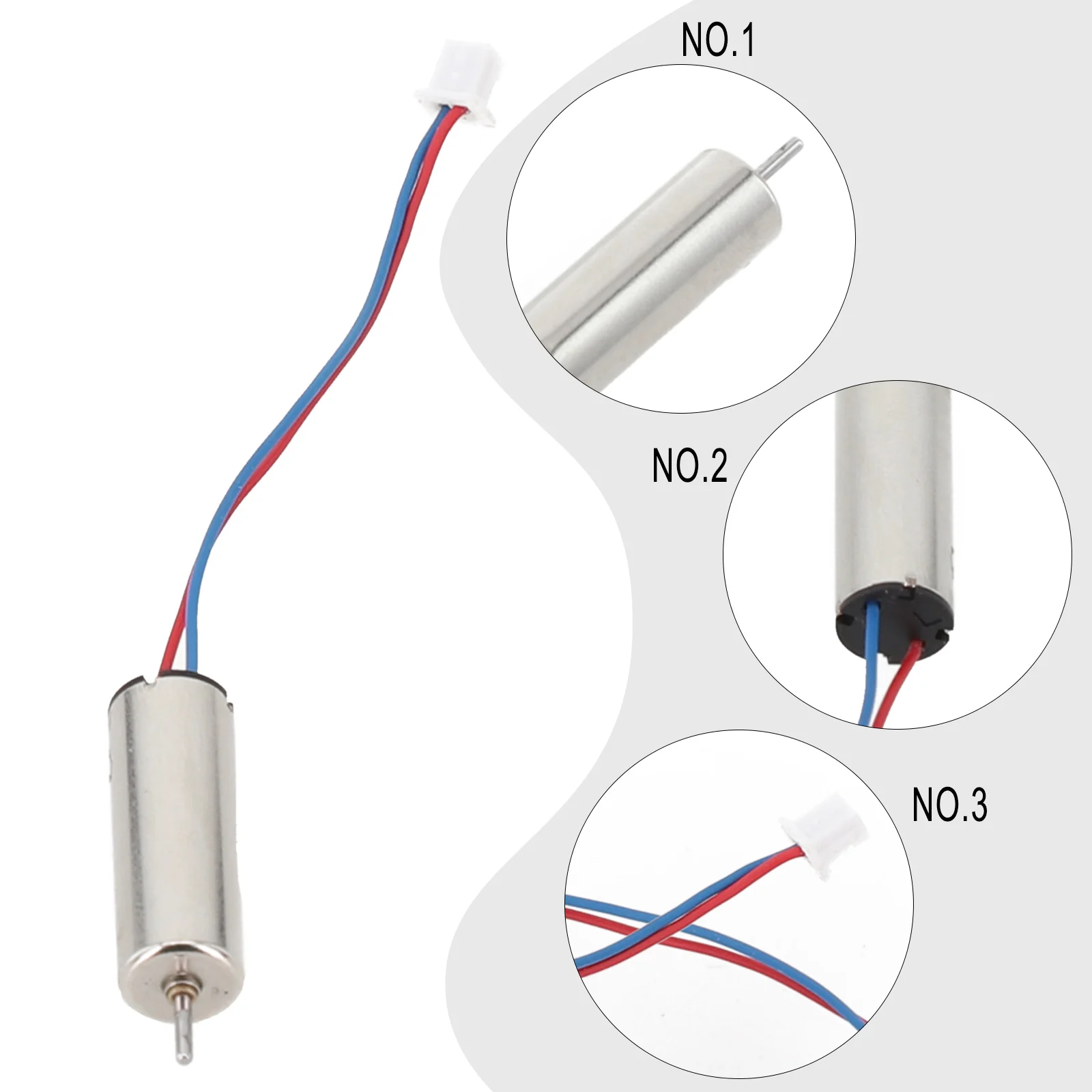 High Speed Motor Hobby Toy Model 24000RPM 7mmx20mm Coreless Motor Coreless Motors DC 12V For Digital Appliances