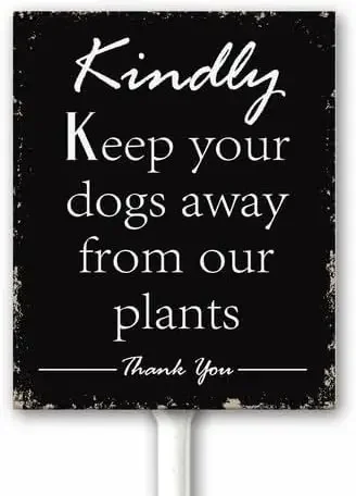 Kindly Keep your Dog away from our plants Yard Sign With Stake, No Dogs Allowed Sign, Keep Off Grass Signs, Lawn Garden Dec s