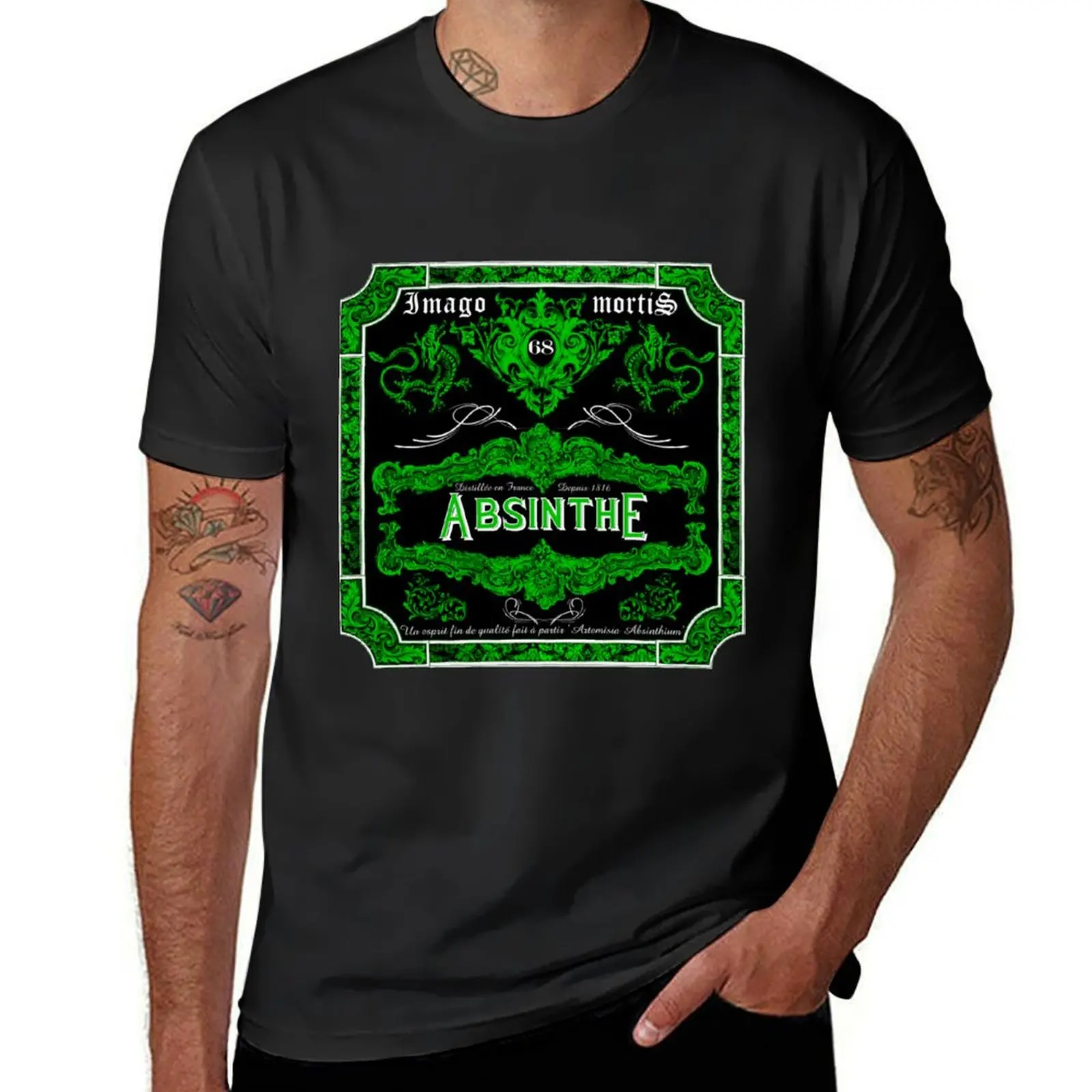 

Imago Mortis Absinthe T-Shirt new edition cheap stuff luxury designer customs mens t shirts