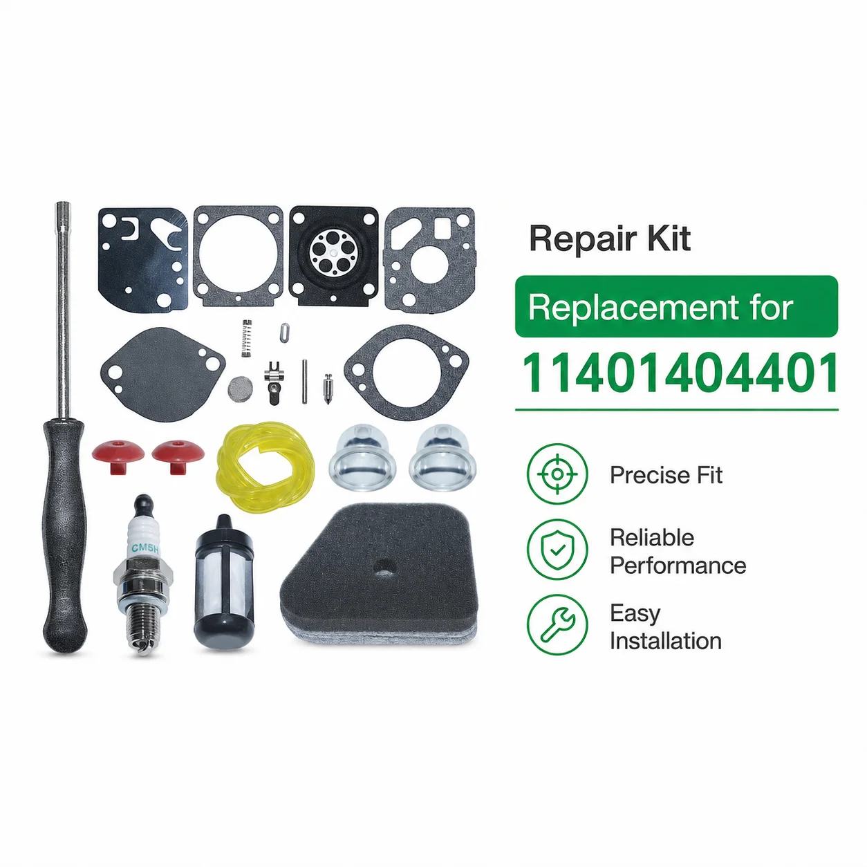 Air Fuel Filter Line Spark Plug Carburetor Adjust Kit For Stihl FS100 FS110 HT100 HL100 KM100 KM110 4180 400 1800 11401404401