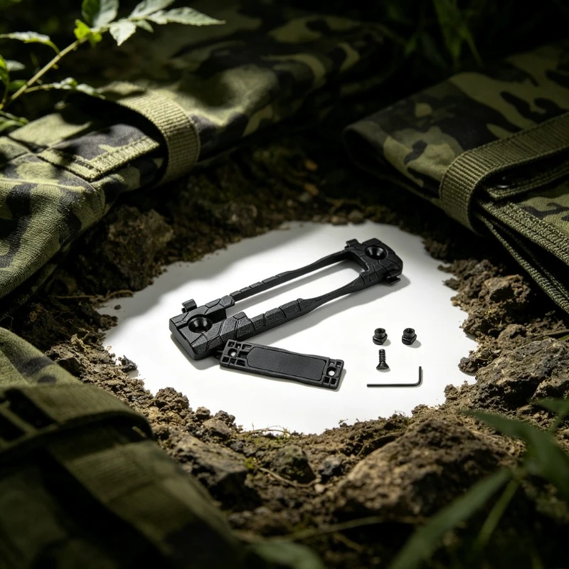 

Anti-wear Snake Print Fastener Clip Compatible MLOK KEYMOD Camping Decor Fitting Parts