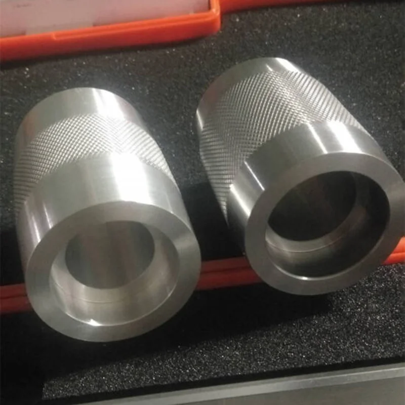 OEM Customized CNC Turning Aluminum Alloy Bear Parts with Perfect Knurling - Precision Machined Components