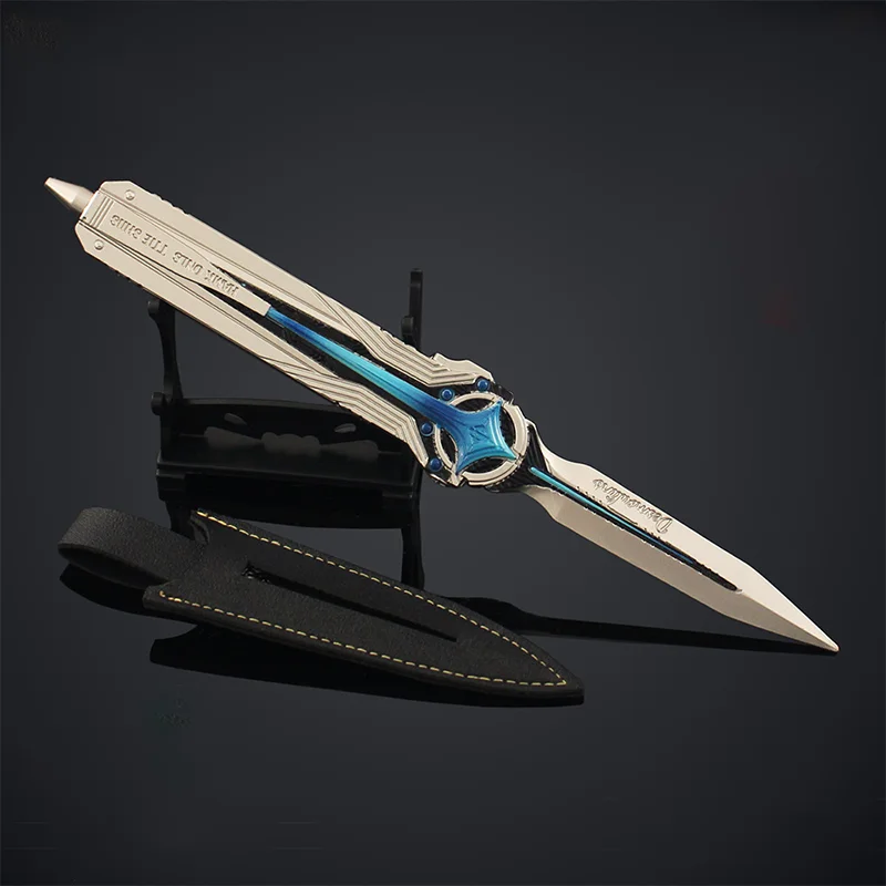 

24cm Delta Force Polaris Knife Game Melee Sword Alloy Toy Model with Display Stand Zinc Alloy Crafts Room Decorations Collection