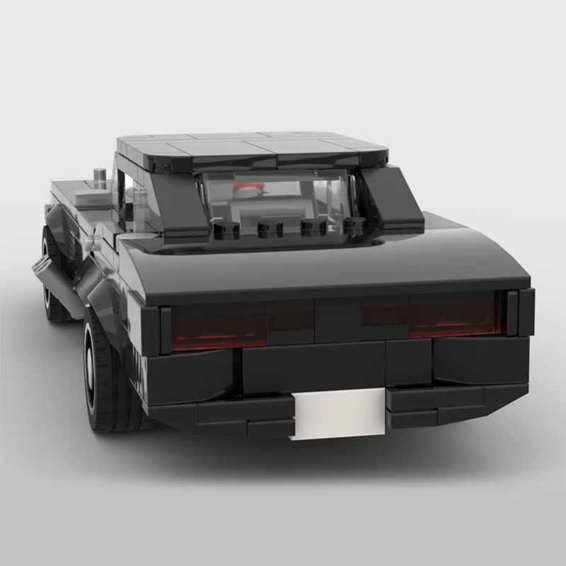 321 قطعة MOC دودج تشارجر مخصص مدينة أبطال نموذج اللبنات لعبة الهندسة المعمارية لتقوم بها بنفسك الإبداعية الطوب هدية الكريسماس عيد ميلاد #4