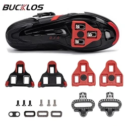 BUCKLOS Road Bike Cleat 0 Degree 9 Degree Cycling Shoe Clest Speed Bicycle Pedal Cleats Fit SPD-SL/Look Delta Peloton System