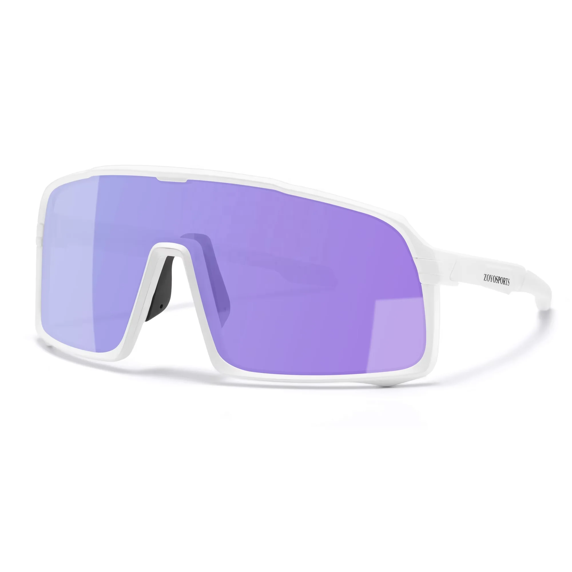 Guaranteed Purple For Photochromic Cycling Glasses Clear MTB Colorful Bicycle Riding Shield Lens Performance Sports Sunglasses