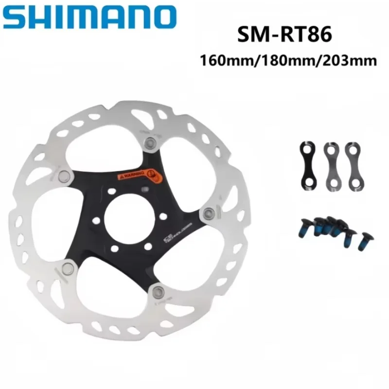 Shimano XT SM-RT86 SLX SM-RT76 SM-RT66 6 śrub Tarcza hamulcowa do hamulca tarczowego MTB Sześć gwoździ 160 mm 180 mm 203 mm Tarcza hamulcowa Wirnik hamulca — zdjęcie 3