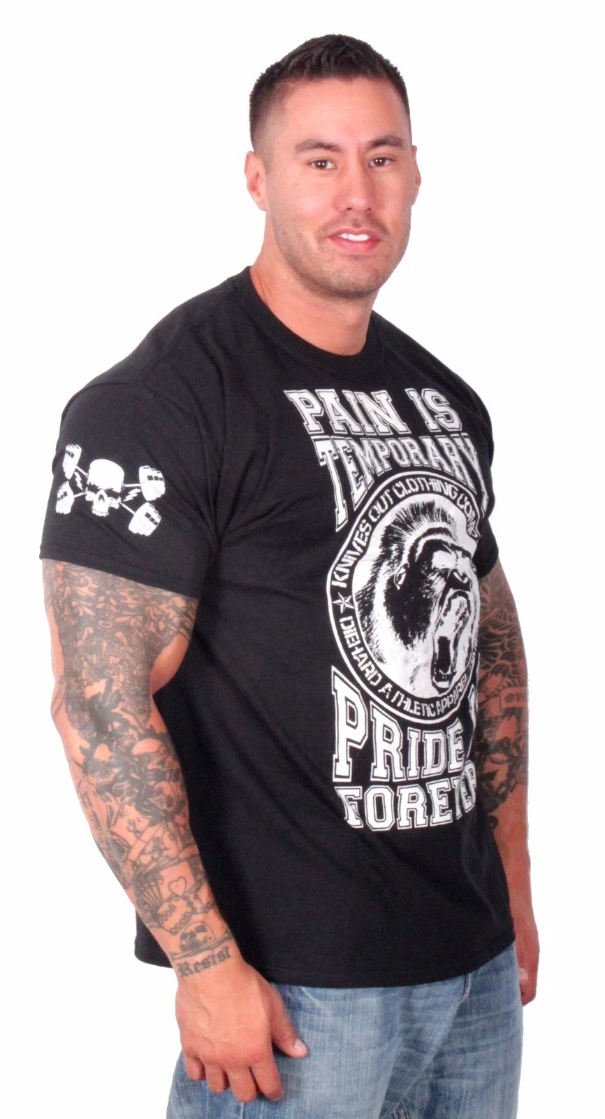 Camiseta más fuerte que ayer - Crossfit for Fitness - Camiseta de algodón pesado para hombres y mujeres, casual y cómoda