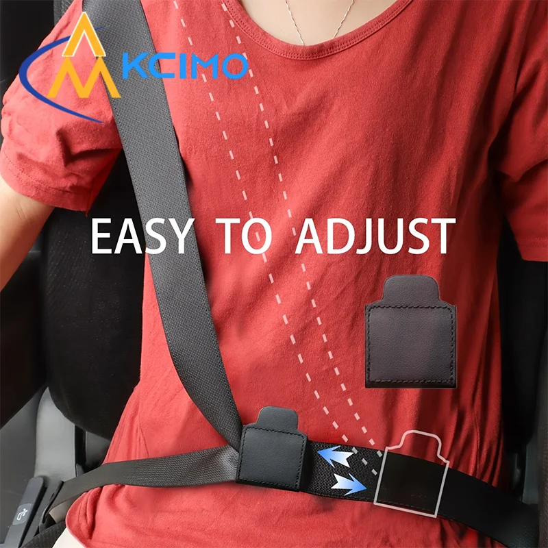

PU Leather Car Seat Belt Adjuster Clip Child Neck & Belly Protector Anti-Stretching Fixed Limiter Car Styling Accessories
