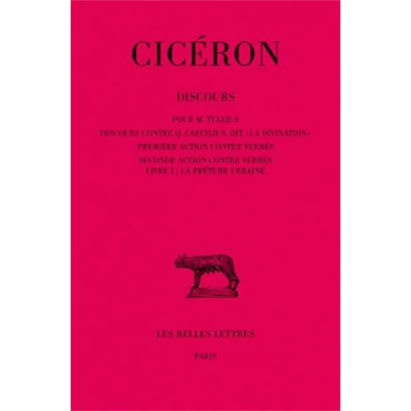 

Discours Tome II Pour M Tullius Cicero Cicero Belles Lettres 9782251010533 Книга
