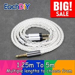 8 Core 99% 7n Pure Silver Palladium Earphone Cable For Focal Clear Elear Elex Elegia Stellia Celestee Radiance LN008387