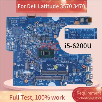 Dell Latitude 14291 3570 için 3470-1 Laptop anakart 0YKP8M 0P5M6K 0VWFGF DDR3L vn2 51VP4 I3 I5 I7 DDR3L dizüstü anakart