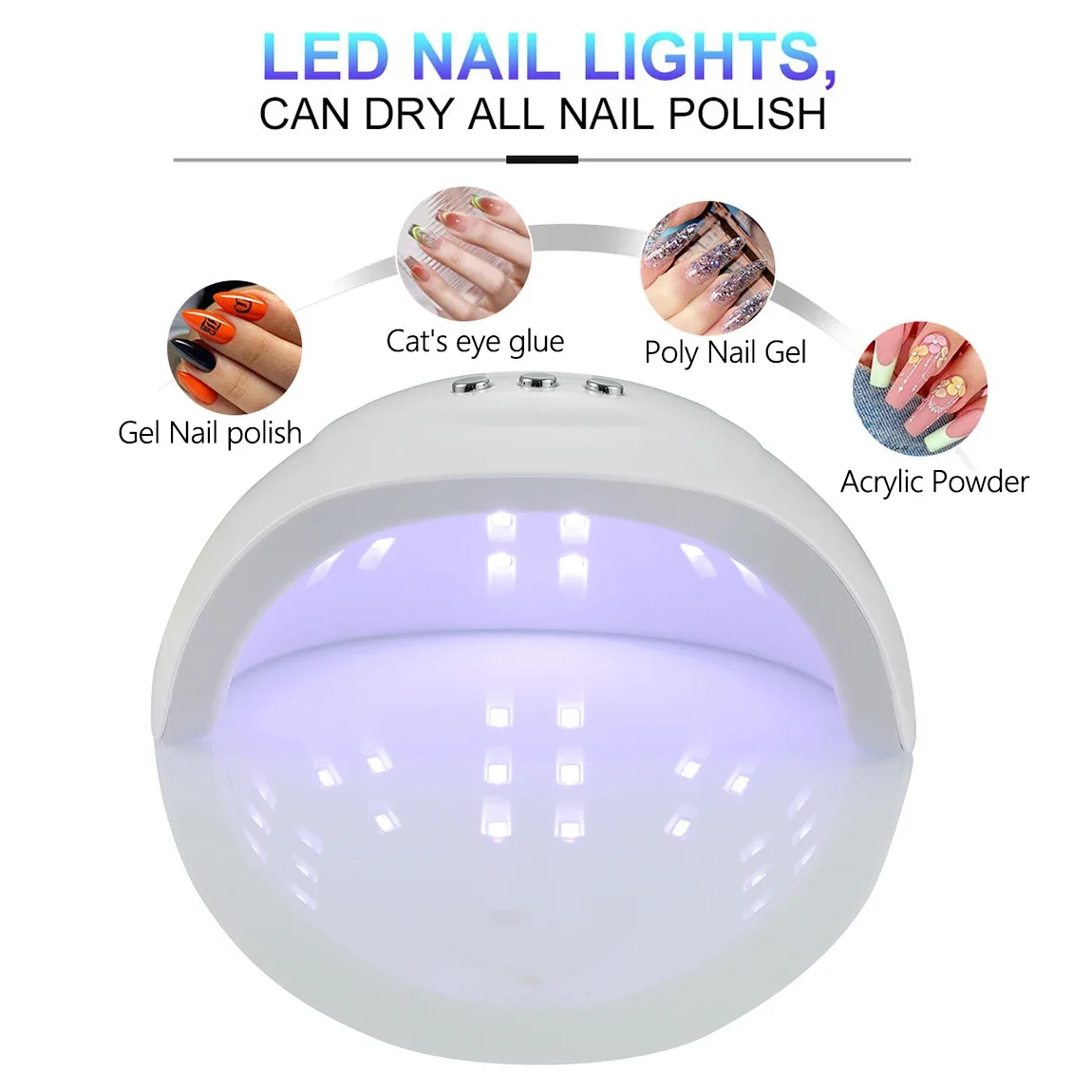 NEW Nail Dryer Machine Portable USB Cable 24LEDS UV Led Nail Lamp For Drying Curing Nail Varnishes