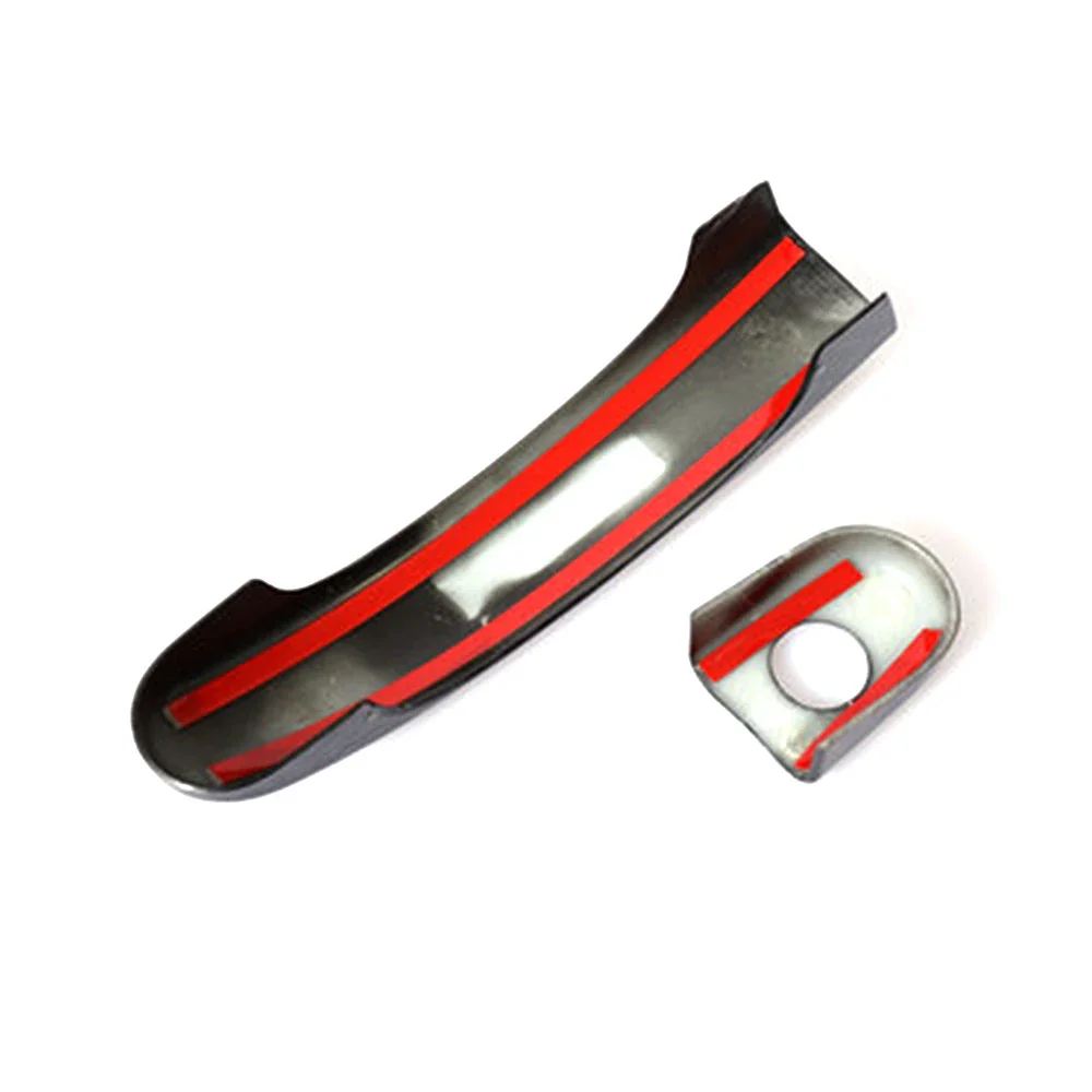 For Volkswagen VW Touran Caddy 2K 2004-2015 Carbon Fiber Color Decoration Refit Chrome Door Handle Cover Trim Protection Sticker