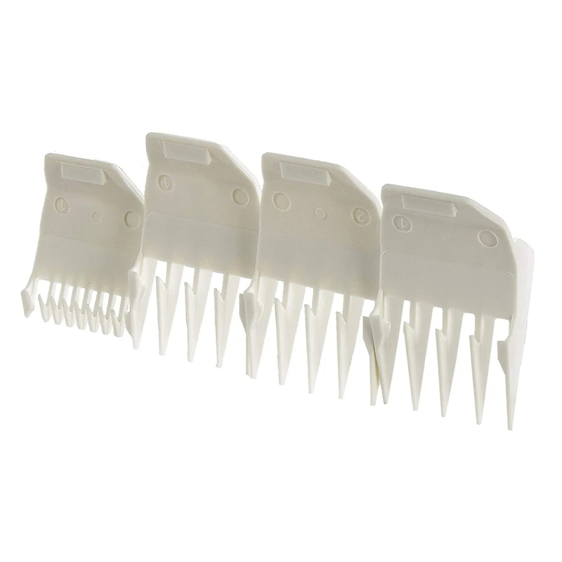 مجموعة من 4 قطع من أدلة تشذيب الفول السوداني مناسبة لأدوات تشذيب الفول السوداني الاحترافية Wahl 8685، 8655، 8035، 8685-1401 8663