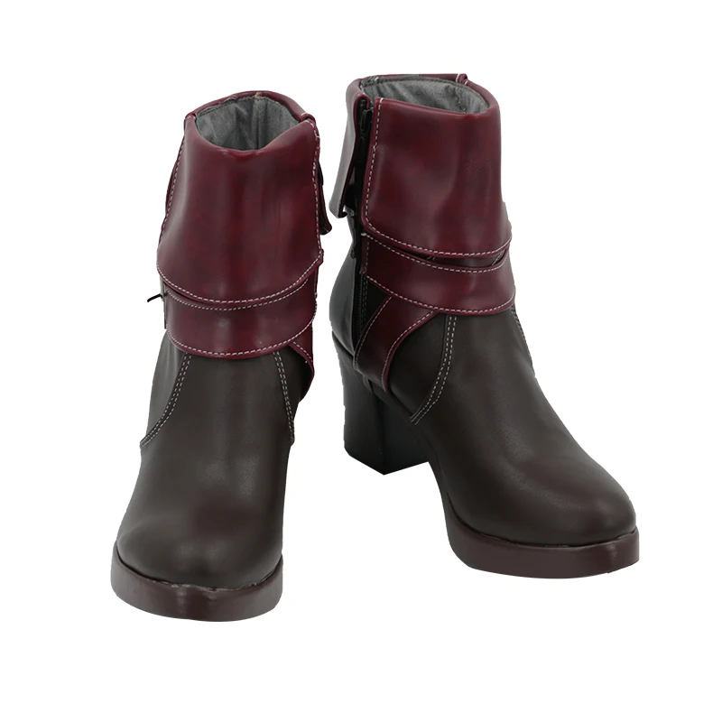 Triss Merigold Cosplay Schuhe Halloween Karneval Stiefel Anime Pu Lederschuhe Cosplay Prop nach Maß