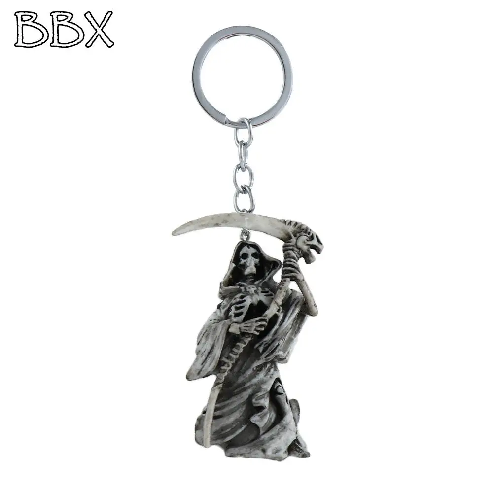 

Car Skeleton Keychain Simple Gift Cool Skull Punk Cranial Keychain Skull Keyring Skeleton Skull Key Rings Skeleton Pendant