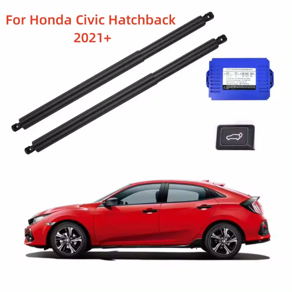 Электрический подъемник для багажника Honda Civic Hatchback 2021 +, подъемник для багажника с двумя рычагами, автомобильные принадлежности, Электрический Всасывающий задний tr