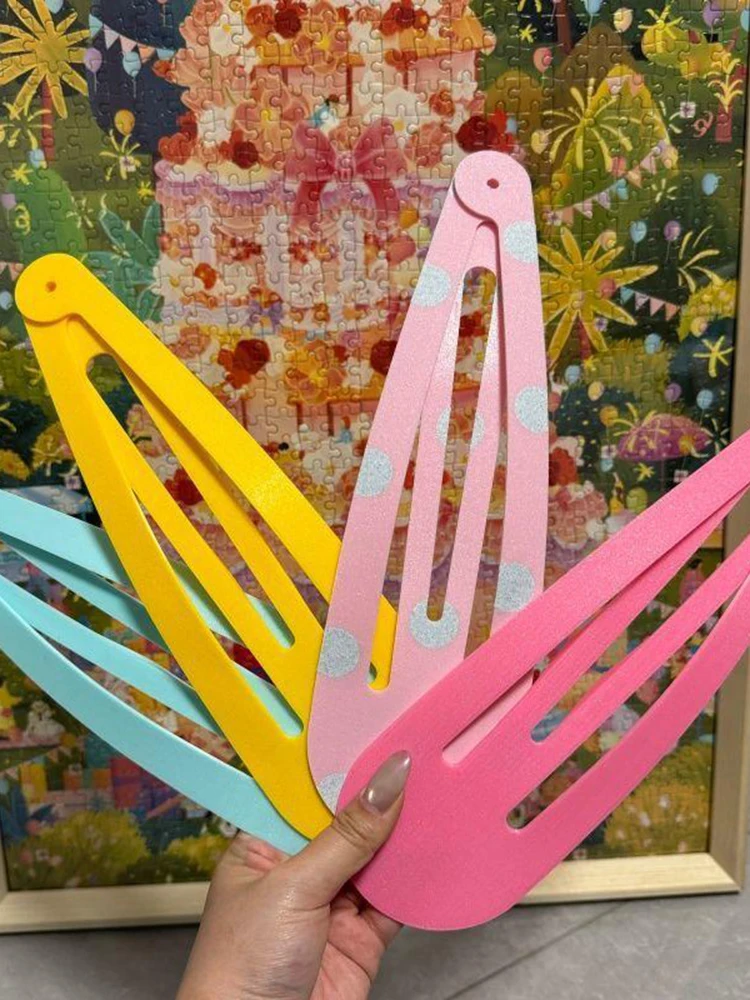 3d Printing Giant Hair Clip Internet Celebrity Instagram Style Funny Creative Decoration Clip Photo Prop Curtain Decoration Clip image 6