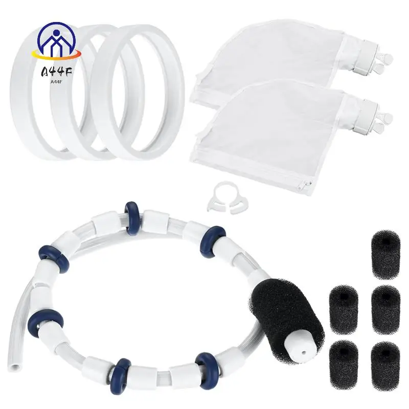 A44F-piezas de limpiador de piscinas para Polaris 280 480,1 manguera, 3 neumáticos, 2 bolsas de filtro de aspiradora, 6 depuradores de cola de manguera